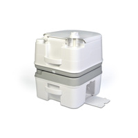 OC13 24L 5 Gallons portable toilette avec lavabo dans le conteneur remorque