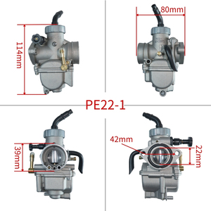 혼다 CRF XR50 CRF50 CRF50 XR70 CRF70 PE22 <span class=keywords><strong>110cc</strong></span> 125cc 핏 바이크 쿼드 ATV용 미쿠니 기화기가 장착된 새로운 125CC 22mm 모터 엔진 - Product Image 6