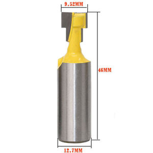 1/4 1/2 Inch Schacht Houtbewerking Sleutelgat Frezen Voor Hout Deurslot Mill Cutter Timmerwerk Gereedschap - Product Image 3