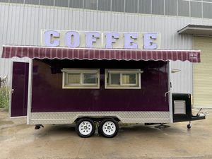 Factory Directly Sell Food Trailer Qualified Coffee Trailer Large Vending Outdoor Mobile Shop Truck Cart for Sale - Product Image 4