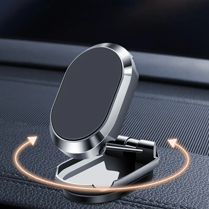 Wholesale Height Adjustable 360 Degree Rotation Car Dashboard Cell Phone Mount Foldable Strong Magnetic Car Phone Holder