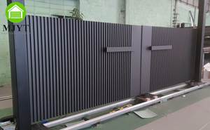 Cancello a battente per vialetto: Cancello a <span class=keywords><strong>doppia</strong></span> <span class=keywords><strong>anta</strong></span> in alluminio - Product Image 2