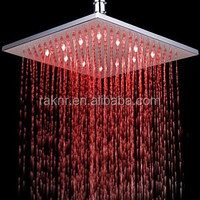 LED Précipitations Conception Placage De Bain Douche De Tête Head