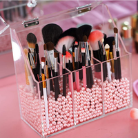 Acrylique Maquillage Brosse Titulaire Pour Salle De Bains Vanité Chambre Comptoir
