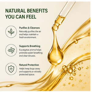 Huile d'eucalyptus citronné pure et naturelle ; Répulsif contre les moustiques et propriétés antibactériennes ; Convient pour l'aromathérapie à domicile. - Product Image 3