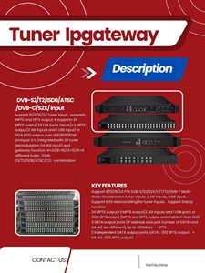 เทเลลิงค์ 3508B-V3 รุ่นใหม่ล่าสุด เครื่องรับสัญญาณดาวเทียม DVBS2/DVBT/ATSC/ISDBT รองรับสัญญาณเข้าแบบ IP และ ASI สำหรับ IPTV CATV โครงการดิจิทัล - Product Image 1