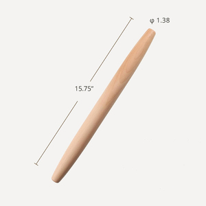 Rouleau à pâtisserie conique en bois personnalisé pour la pâtisserie, la fondante, la croûte de tarte, les biscuits, les pâtisseries, outil de cuisine provenant d'un fabricant de premier plan - Product Image 2