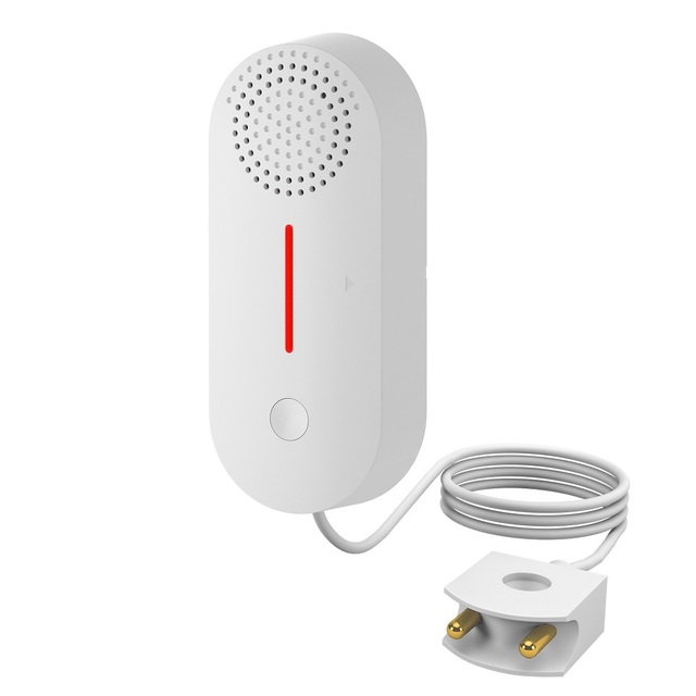 Tuya WiFi Smart Pipe Water Leakage Detector Water Tank Overflow Alarm Detector with Sound Alarm