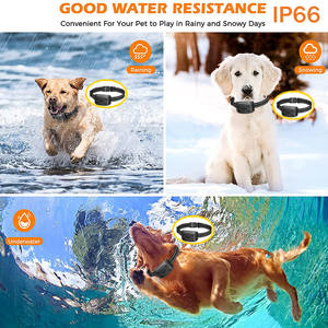 Nouveau système de clôture électrique pour chien Mega C sans fil, rechargeable, étanche, en plastique, collier d'entraînement invisible avec contrôle des aboiements - Product Image 6