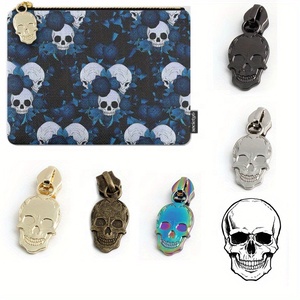 Tiradores de cremallera de calabaza de lujo exclusivos personalizados para gato de metal Deslizador de cremallera de nylon de tamaño de pesadilla - Product Image 5