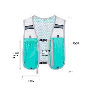 Gilet de <span class=keywords><strong>course</strong></span> d'<span class=keywords><strong>hydratation</strong></span> réfléchissant léger avec <span class=keywords><strong>sac</strong></span> à dos portable pour hommes et femmes sacs de sport de <span class=keywords><strong>course</strong></span> en plein air - Product Image 2