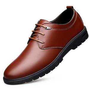 2019 nuove scarpe in pelle da <span class=keywords><strong>uomo</strong></span> abbigliamento formale Casual da <span class=keywords><strong>uomo</strong></span> scarpe da <span class=keywords><strong>uomo</strong></span> con lacci bassi a testa tonda scarpe da padre da <span class=keywords><strong>uomo</strong></span> - Product Image 6