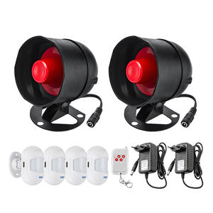 Système d'alarme de sécurité domestique avec <span class=keywords><strong>sirène</strong></span> de flash haute décibel et haut-parleur puissant, capteur de porte et de fenêtre pour la maison, antivol - Product Image 1