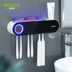 Ecoco Toothbrush Holder With Uv Sterilization Electric Toothbrush And Mouthwash Cup Holder - Product Image 1