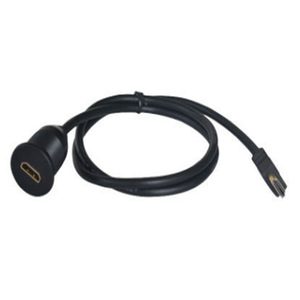 Câble HDMI 1M Mâle vers Femelle Connecteur Audio Vidéo pour Voiture Étanche pour Utilisation sur Tableau de Bord - Product Image 4