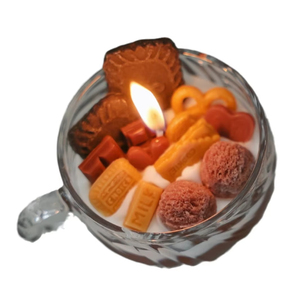 Moules à <span class=keywords><strong>bougies</strong></span> en silicone en forme de biscuits aux pépites de chocolat 3D, moules à <span class=keywords><strong>bougies</strong></span> de dessert simulés pour la fabrication de <span class=keywords><strong>bougies</strong></span>, cire aromatique faite à la main - Product Image 5