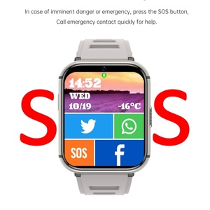 Montre connectée sport pour homme 2024 RAM 4 Go ROM 64 Go 1,99 pouces 4G Appel GPS Wifi Double caméra SIM Test de fréquence cardiaque Étanche - Product Image 2