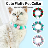 Colliers tissés ajustables en coton à motif de dessin animé pour chats, avec ornements de Noël - Accessoires pour chats - Vente en gros usine Hot Seal