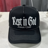 Topi Snapback OEM 5 Panel Baru Unisex Katun Warna Solid Gelap Jahitan Putih Warna-warni Logo Bordir 3D Custom Topi Trucker Coklat