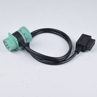 Auto Obd Stecker J1939 9Pin Stecker/Buchse auf 16Pin Obd 2 Buchse Obd Adapter LKW Fahrzeug Diagnose kabel