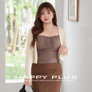 เสื้อสายเดี่ยวทรงโมดัล N9192 สีพื้น แต่งระบาย ไร้สาย สำหรับผู้หญิงไซส์พลัส ทรงเข้ารูป มีป้าย - Product Image 4