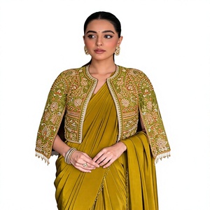 Ensemble Lehenga Choli en Faux Georgette pour Femme, Tenue Traditionnelle Longue pour Fête Ethnique, Style Indien et Pakistanais, Vêtement Décontracté, Coupe Classique, Taille Unique - Product Image 1