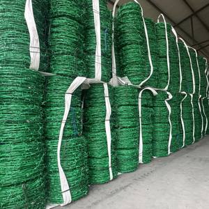 Venta al por mayor de alta resistencia de bajo <span class=keywords><strong>precio</strong></span> <span class=keywords><strong>Concertina</strong></span> 2,5mm 5mm de diámetro valla de seguridad alambre de púas recubierto de PVC - Product Image 6