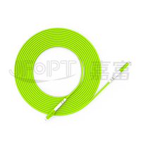 LC ke LC UPC/APC Multimode OM1/OM2/OM3/OM4/OM5 62.5/125 50/125 Duplex Fiber Jumper PVC/LSZH Jacket untuk Pusat Data FTTH