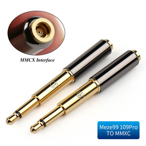 Adaptateur convertisseur plaqué or Meze99 109 <span class=keywords><strong>TAGO</strong></span> T3/T1 T5 ADX5000 MDR-Z1R vers prise MMCX - Product Image 2