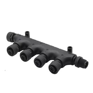 อะแดปเตอร์ M12 A-Type 5 ขา แบบตัวผู้ตัวเมีย ชนิด L แบบมุมฉาก ตัวเชื่อมต่อกันน้ำ ตัวเรือน ABS หน้าสัมผัสทองแดง สำหรับเชื่อมต่อสายไฟ FPC - Product Image 3