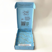 Cajas de Cartón Corrugado Reciclado Personalizadas con Relieve, Diseño Portátil, Impresión Completa por Dentro y por Fuera