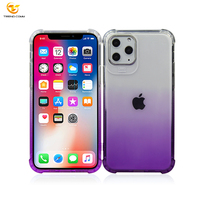 Coque TPU souple transparente et dégradée pour iPhone 11 Pro