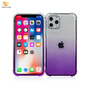 Custodia per telefono Anti-caduta con guscio in TPU morbido sfumato trasparente per <span class=keywords><strong>iPhone</strong></span> <span class=keywords><strong>11</strong></span> <span class=keywords><strong>Pro</strong></span> - Product Image 2