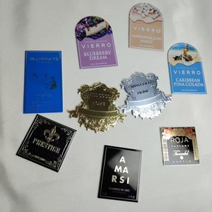 2025 marca de Metal duradero personalizada, transcripciones de logotipo 3D, etiqueta adhesiva grabada, etiqueta adhesiva de Metal autoadhesiva, etiqueta de Metal de Perfume - Product Image 5