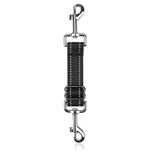 Arnés ajustable de lujo para perros Gancho de metal giratorio de Punta reflectante Cierre de respaldo de doble extremo Collar de seguridad de nailon para perros Clips sólidos - Product Image 5