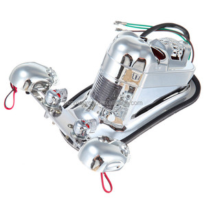 <span class=keywords><strong>Feu</strong></span> <span class=keywords><strong>arrière</strong></span> LED <span class=keywords><strong>vintage</strong></span> chromé en forme de crâne, <span class=keywords><strong>feu</strong></span> stop avec clignotant, <span class=keywords><strong>feu</strong></span> <span class=keywords><strong>arrière</strong></span> de <span class=keywords><strong>moto</strong></span> pour XL Sportster Sport V-STROM - Product Image 6
