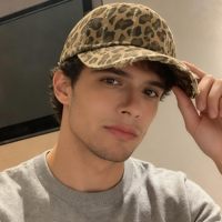 Gorra de Béisbol DAZU al por Mayor, Unisex, de Poliéster, 6 Paneles, con Visera Plana, Bordada, Ajustada, con Estampado de Leopardo