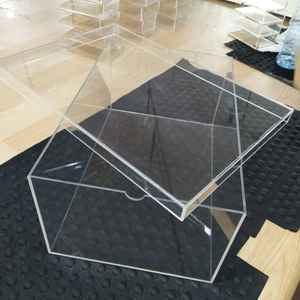 Customized Design clear Acrylic Shoes <strong>Box</strong> Wholesale Factory Acrylic Color <strong>Box</strong> with Sliding Lid <strong>Plexiglass</strong> Tray and Organizers - Product Image 5