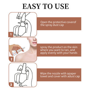 Selbstbräuner-Spray Schnelle Bräunung für Körper und Gesicht Private Label Bräunungsnebel 30ML - Product Image 3