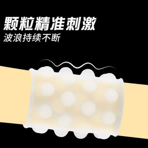 Anillo para Pene de 4 Filas y 32 Bolas, Material TPE Blanco Translúcido, Anillo Sexual para Adultos - Product Image 5