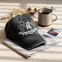 Casquette de baseball classique en coton à 6 panneaux avec logo personnalisé, vente en gros, tissu courant, confortable pour un usage quotidien et décontracté