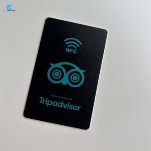 Cartes de commentaires en PVC de haute qualité personnalisables <span class=keywords><strong>Google</strong></span> Reviews cartes de visite Mini Tag NFC Communication pour l'adhésion à l'hôtel - Product Image 3