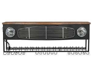 Colección Clásica de Bares: Barra de Pared Iron/WD Ambassador en Negro/Mango Ar, Acabado en Metal/Madera de Mango, Precio al por Mayor - Product Image 6