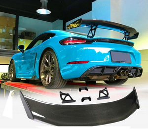 สปอยเลอร์หลังคาร์บอนไฟเบอร์แท้ สำหรับรถ Porsche <span class=keywords><strong>Cayman</strong></span> Boxster <span class=keywords><strong>GT4</strong></span> 981 718 <span class=keywords><strong>987</strong></span> - Product Image 2