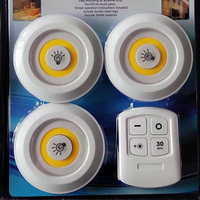 Lampes LED COB sans fil à télécommande, à induction, mini, adhésives, tactiles, pour cuisine, chambre, escalier, placard, veilleuses LED