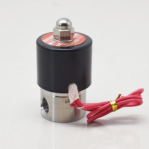 2S025-08 AC220V DC24V Normaler weise geschlossenes Edelstahl-Wasser ventil <span class=keywords><strong>Pilot</strong></span> wasser Gas Mikro magnetventil 1/4 Zoll - Product Image 3