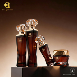 Set di Packaging in Vetro di Forma Irregolare all'Ingrosso per Marchi di Cosmetici e <span class=keywords><strong>Profumi</strong></span> di Alta Gamma - Product Image 1