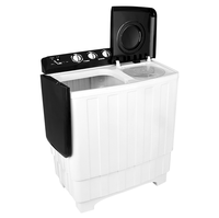 China Factory 12kg Large Capacity Semi Automatic Twin Tub Washing Machine Household Washer CE CB Certificate Support Custom Logo