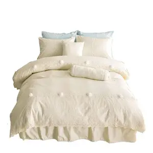 Sıcak satış 100% pamuk yatak seti özelleştirilmiş çarşaf setleri pamuk yatak çarşafı