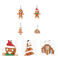 Ornement de Noël suspendu en plastique ABS personnalisé, blocs de construction à assembler soi-même, kit de briques de décoration de Noël, cadeau de fête, MOC1777